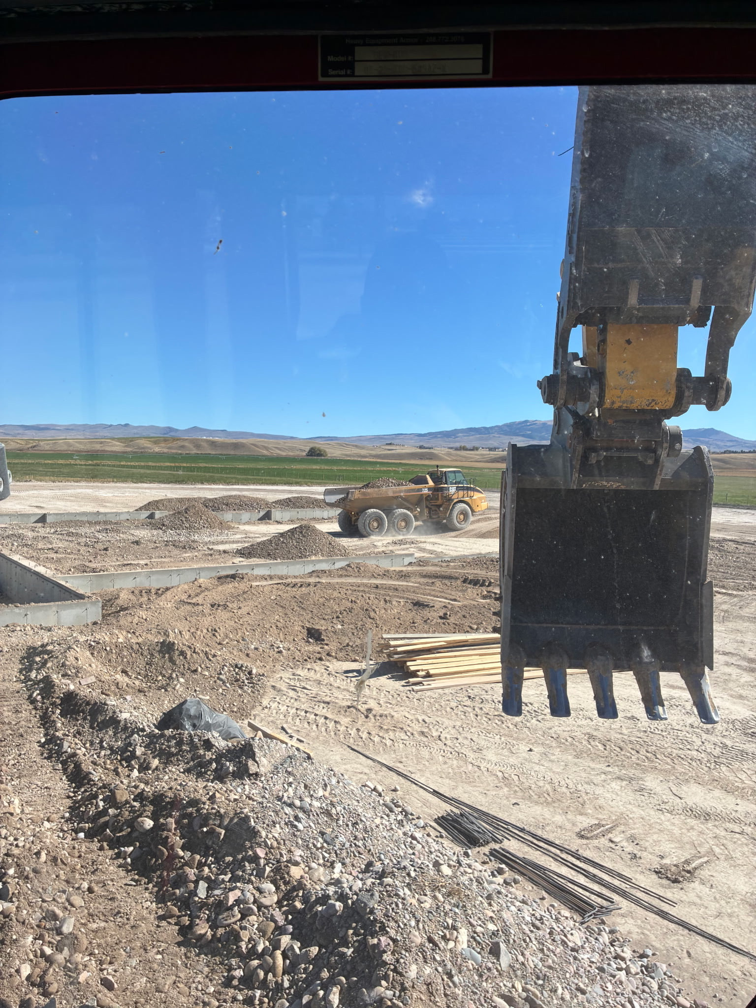 Foundation and earthwork underway at the new Dillon facility